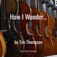 How I Wonder... Orchestra sheet music cover